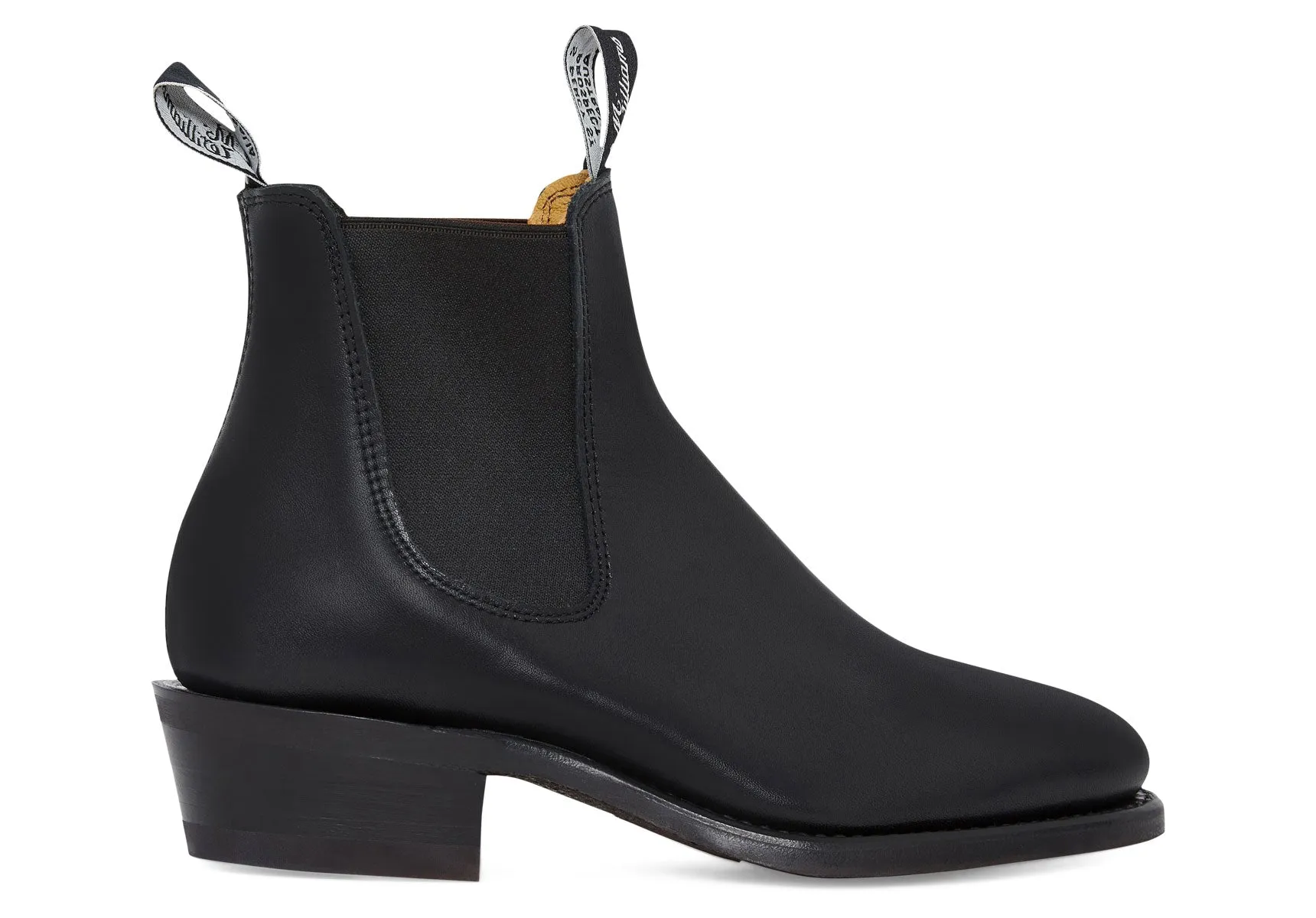 R.M. Williams Comfort Lady Yearling Boot Rubber Sole - Black