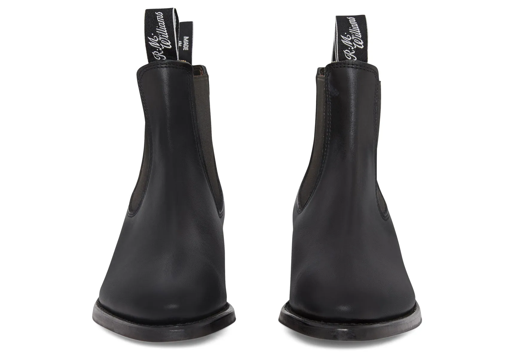 R.M. Williams Comfort Lady Yearling Boot Rubber Sole - Black