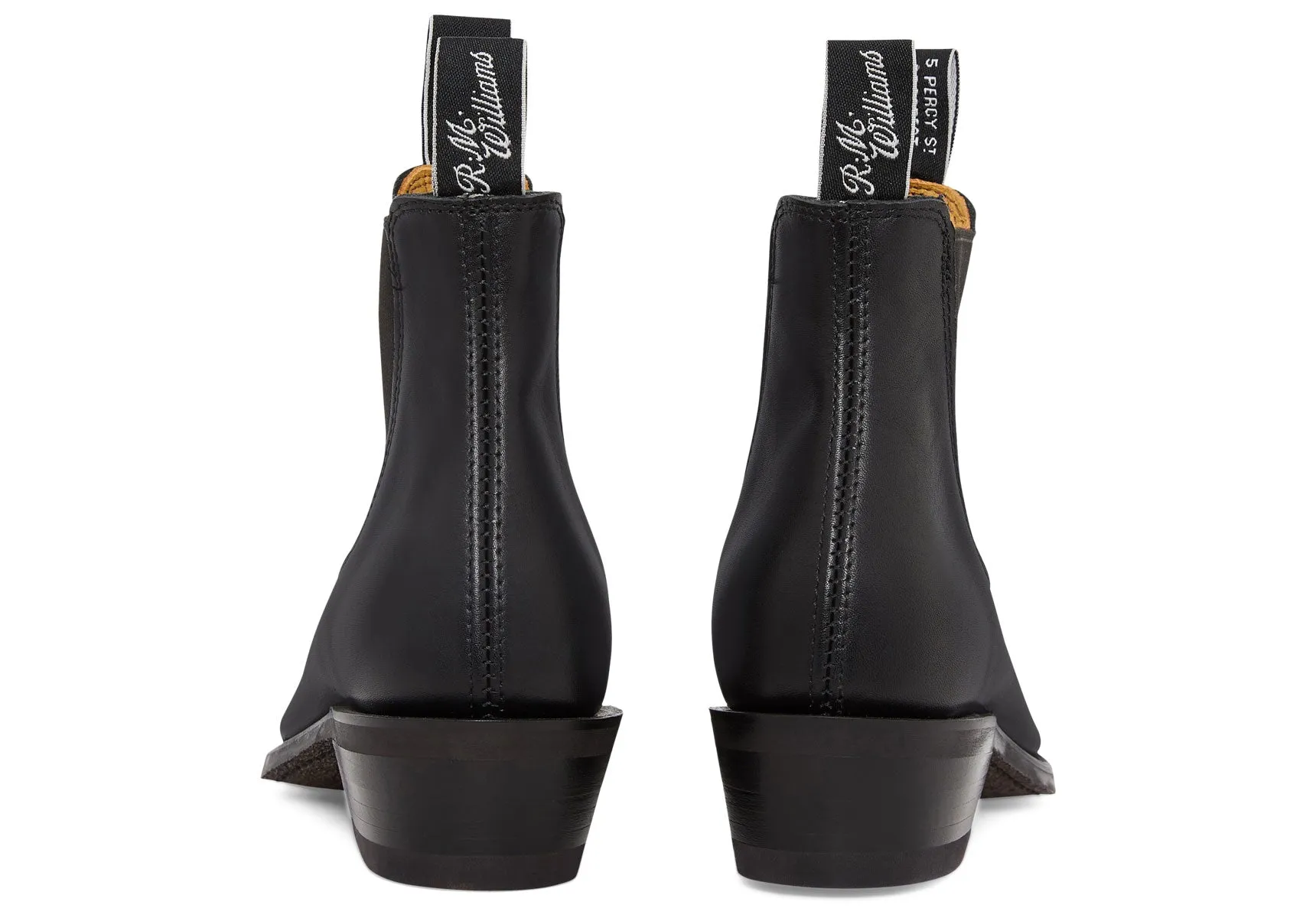 R.M. Williams Comfort Lady Yearling Boot Rubber Sole - Black