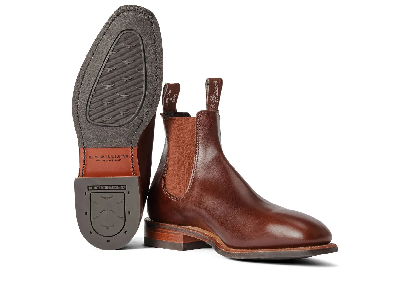 R.M. Williams Dynamic Flex Craftsman Boot - Mid Brown Saddle
