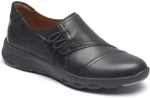 Rockport Let's Walk High-vamp Slip-on - Women's Comfort Black Leather - 8 Wide