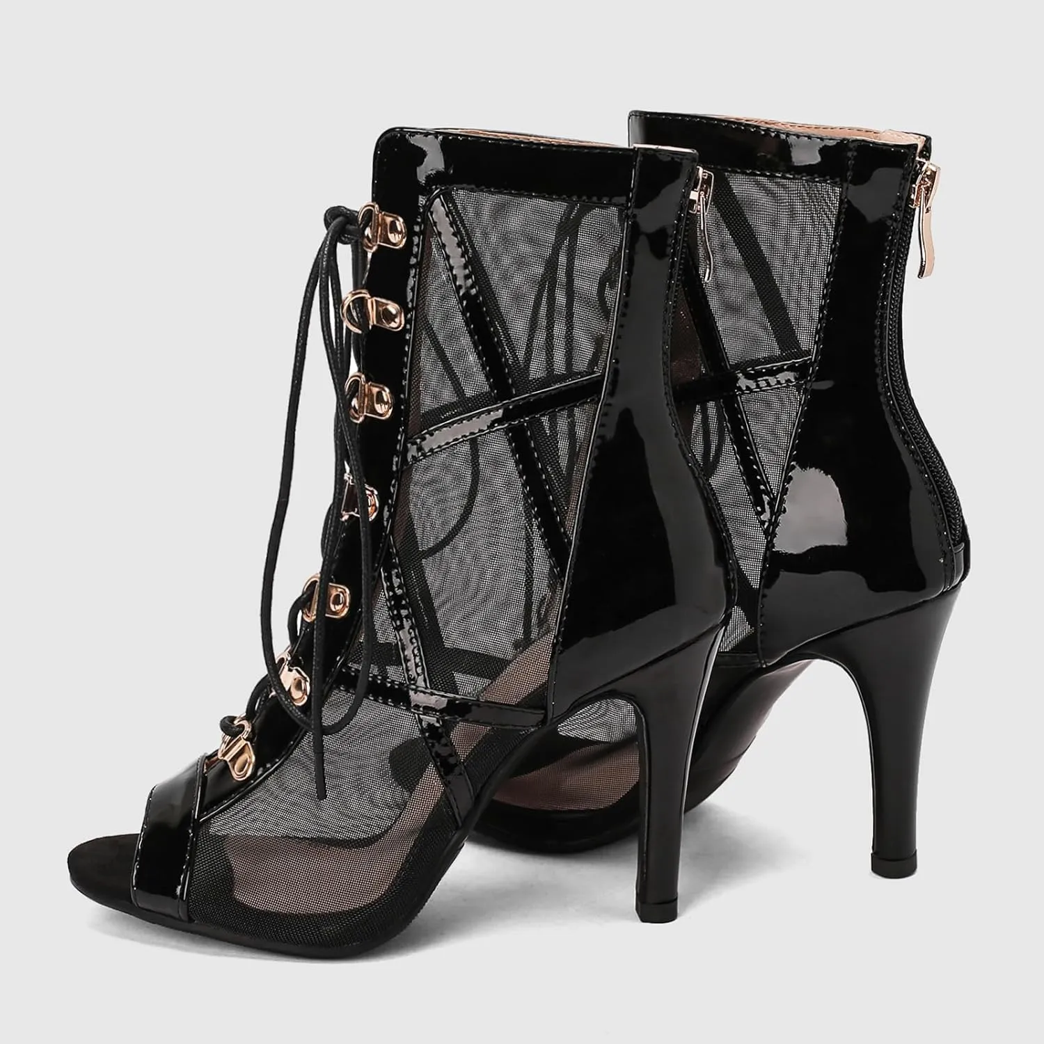 Roimaash 7/9.5/11CM Heel Height Women Gladiator Sandals Dress Shoes