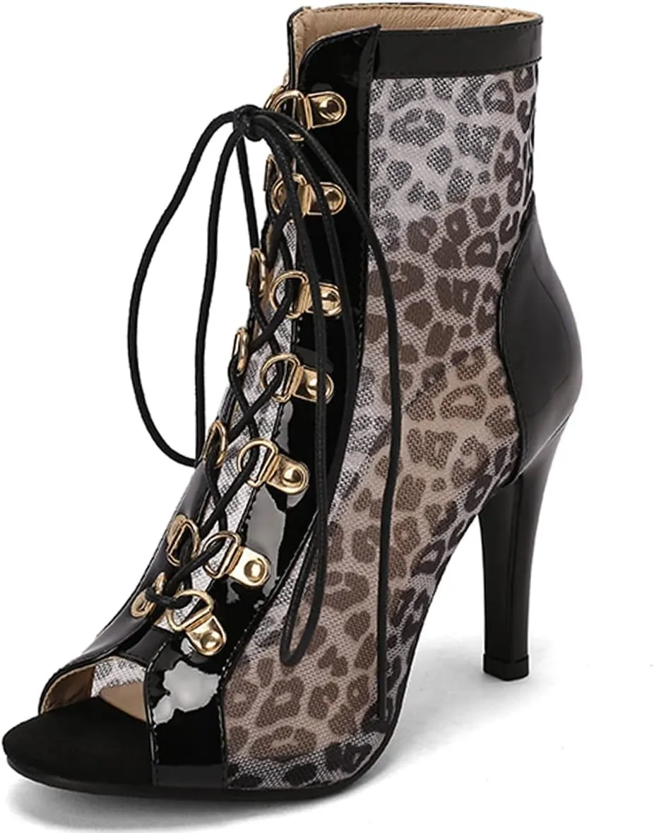 Roimaash 7/9.5/11CM Heel Height Women Gladiator Sandals Dress Shoes