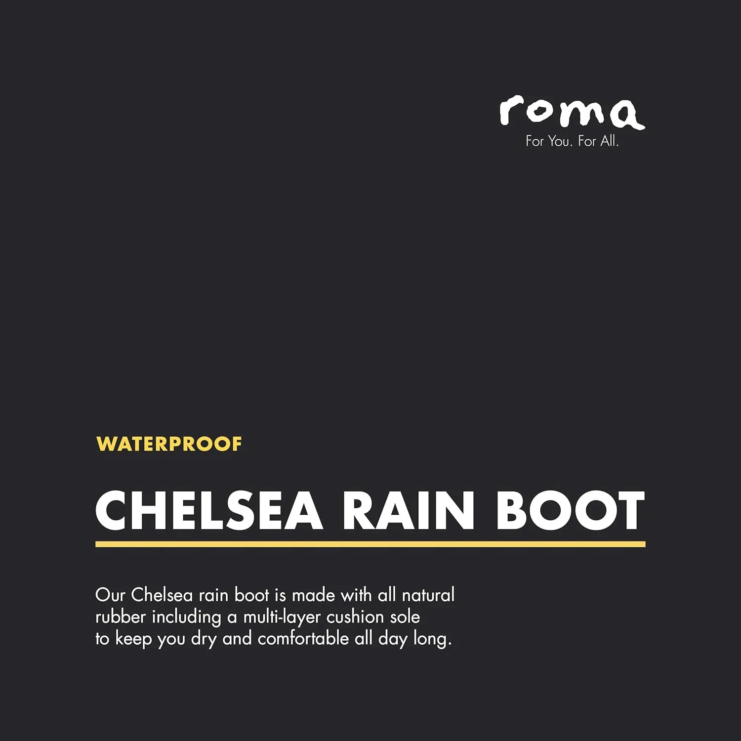 Roma Women's Chelsea Rain Boots