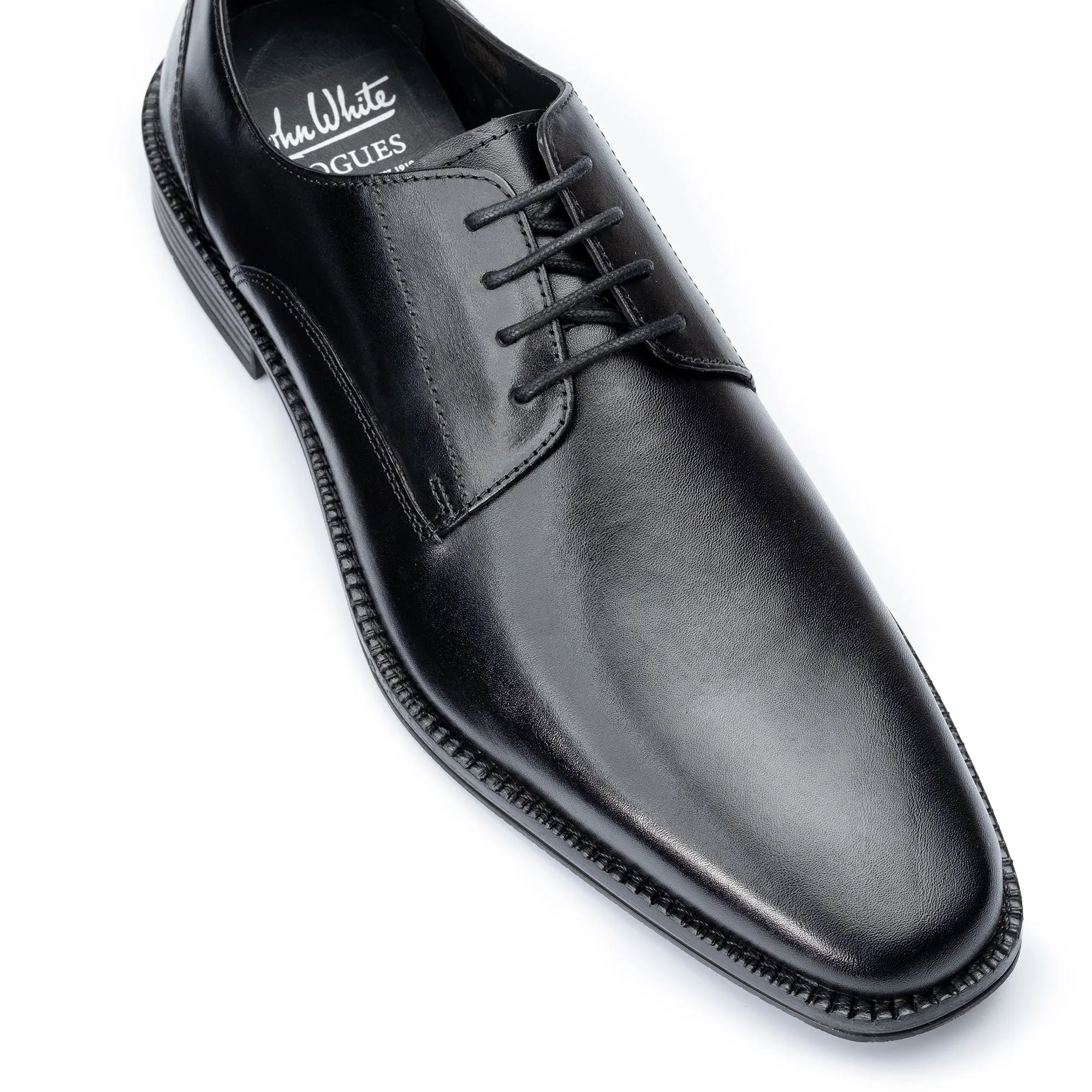 Rudd Black Derby Shoes