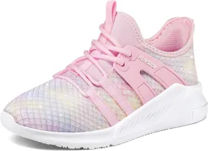RUNSIDE Girls Tennis Shoes Lightweight Sports Kids Sneakers Lace-up for Running/Walking, Toddler/Little Kid/Big Kid