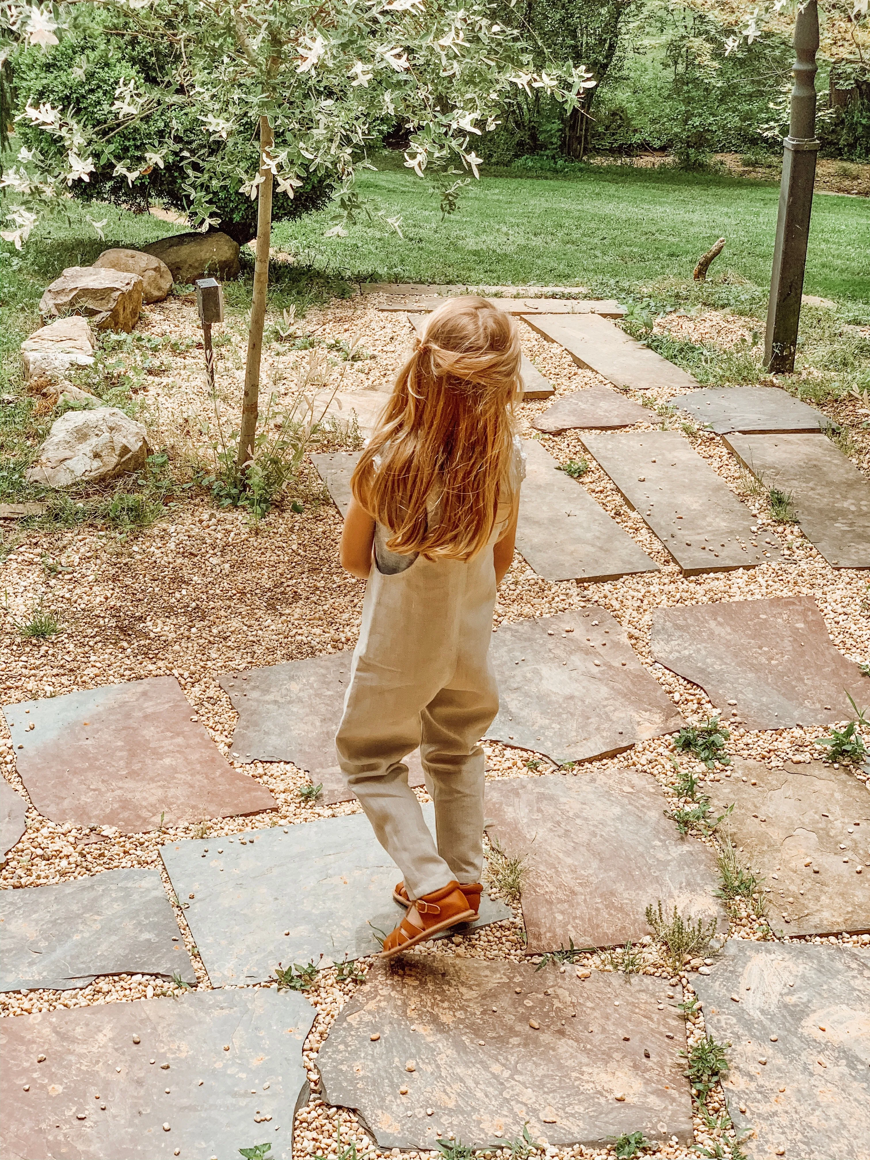 sandal moccasin - brown leather
