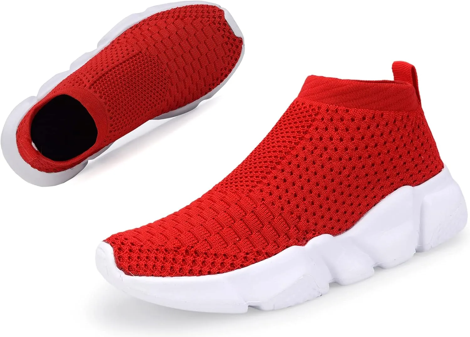 Santiro Boys Shoes Girls Sock Shoes Breathable Knit Slip On Shoes