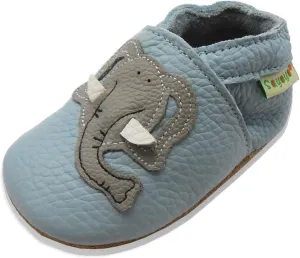 SAYOYO Baby Shoes Soft Leather Sole Infant Moccasins Toddler Prewalker Shoes