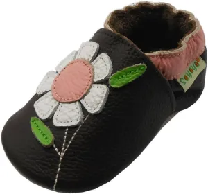 SAYOYO Baby Shoes Soft Leather Sole Infant Toddler Prewalker Shoes