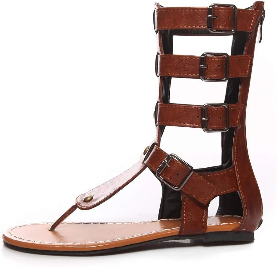 Scaoruki Women Summer Booties Shoes Classic Gladiator Sandals