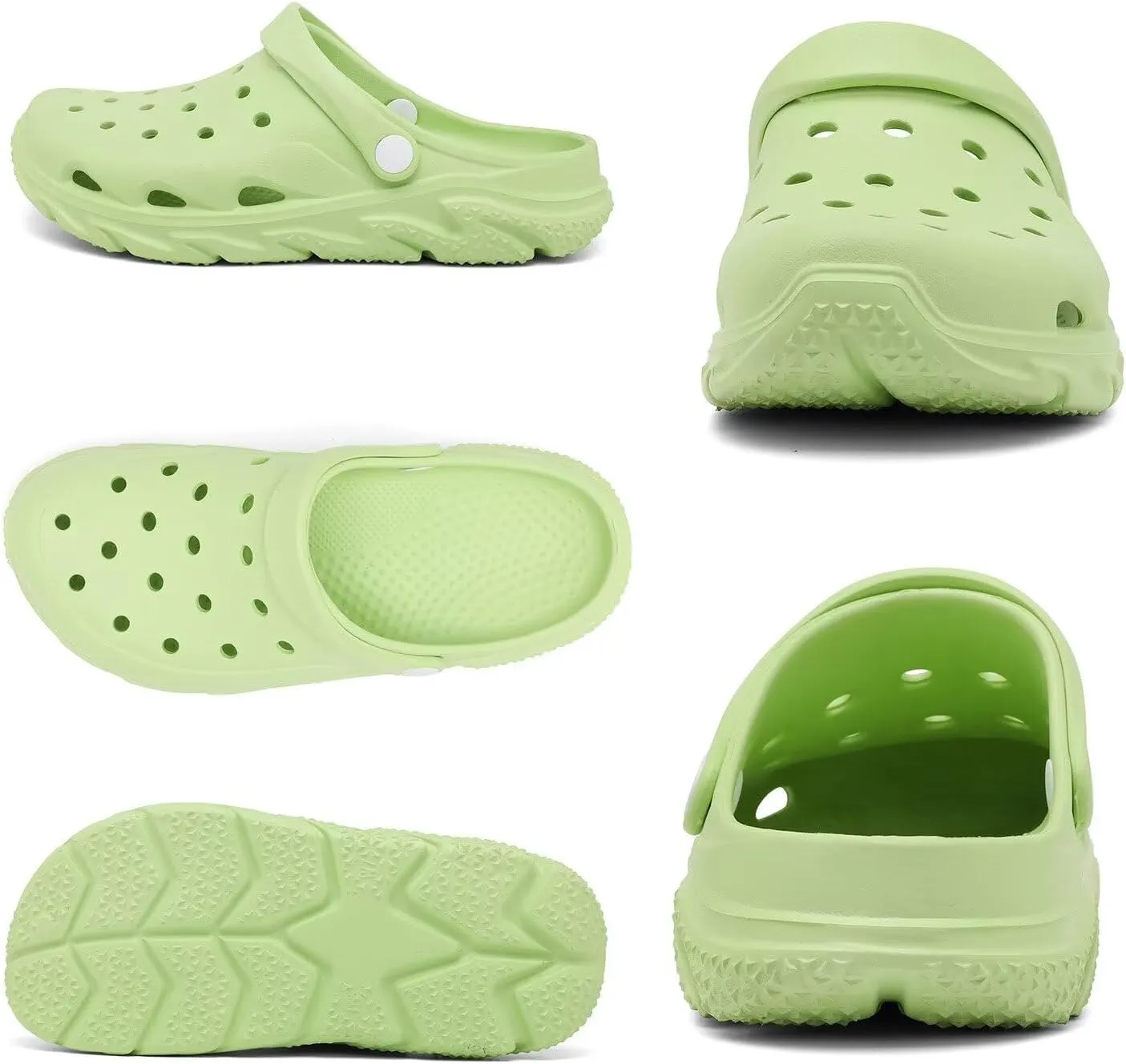 Scecocrs Women's Garden Clogs, Slip-on Comfort Sandals with Arch Support