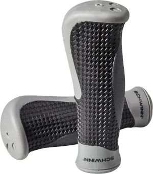 Schwinn Ergonomic Comfort Bike Grips, Fits Most Standard Bicycle Handlebars, Provide Extra Comfort and Improved Grip, Bike Parts and Accessories