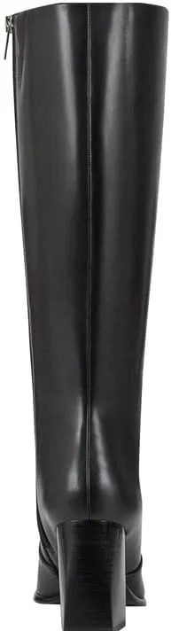 sexytag Knee High Boots for Women Gogo Boots Square Toe Chunky Heel Side Zipper Fashion Dress Boots