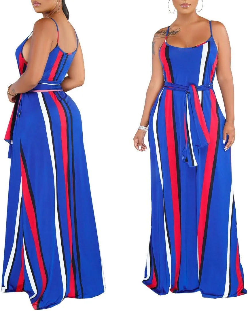 SheKiss 2025 Women's Casual Summer Floral Long Maxi Dresses Floor Length Sleeveless Plus Size Sundresses
