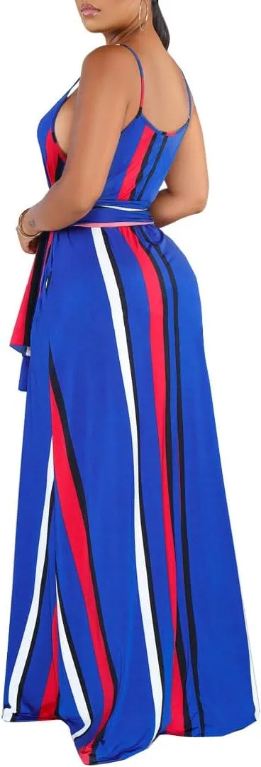 SheKiss 2025 Women's Casual Summer Floral Long Maxi Dresses Floor Length Sleeveless Plus Size Sundresses