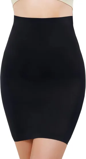 SLIMBELLE Half Slips Shaper Cool Comfort Seamless Slip Shapewear Under Dress Tight Skirt Undergarments