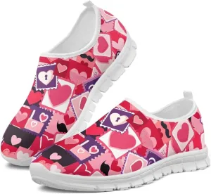 Slip On Casual Shoes for Women Non Slip Breathable Sneakers Comfort Loafers Low Cut Lightweight Arch Support Walking Running Sports Training Travel Shoes US 5.5-11.5