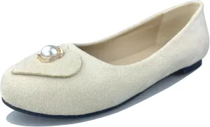 Slip On Falts Womens Dolly Pumps Comfort Closed Toe