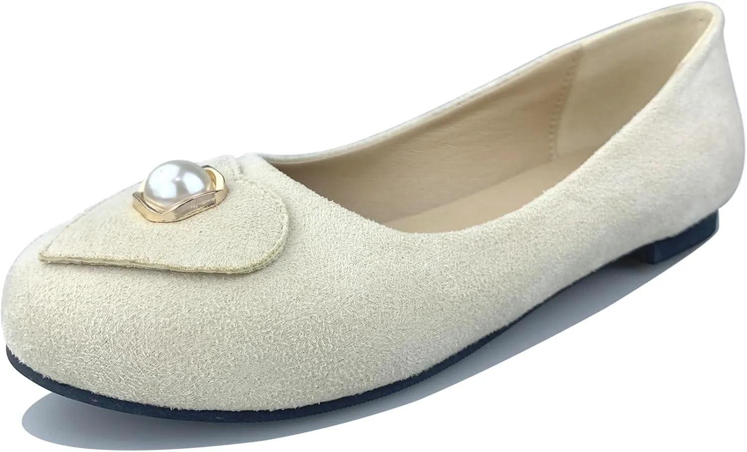 Slip On Falts Womens Dolly Pumps Comfort Closed Toe