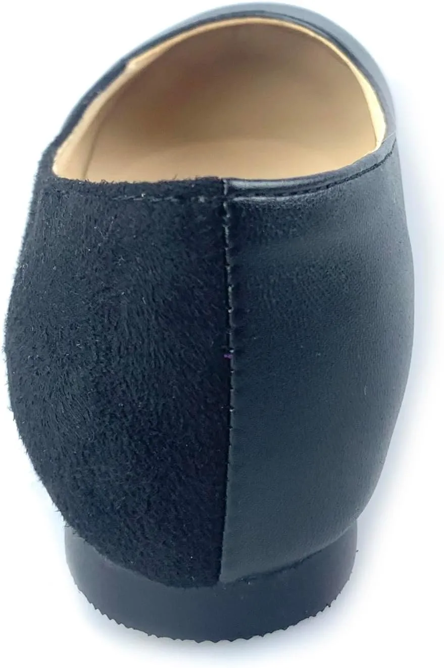 Slip On Falts Womens Dolly Pumps Comfort Closed Toe