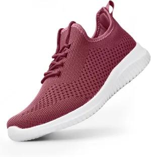 Slip On Sneakers for Women-Fashion Sneakers Walking Shoes Non Slip Lightweight Breathable Mesh Running Shoes Comfortable