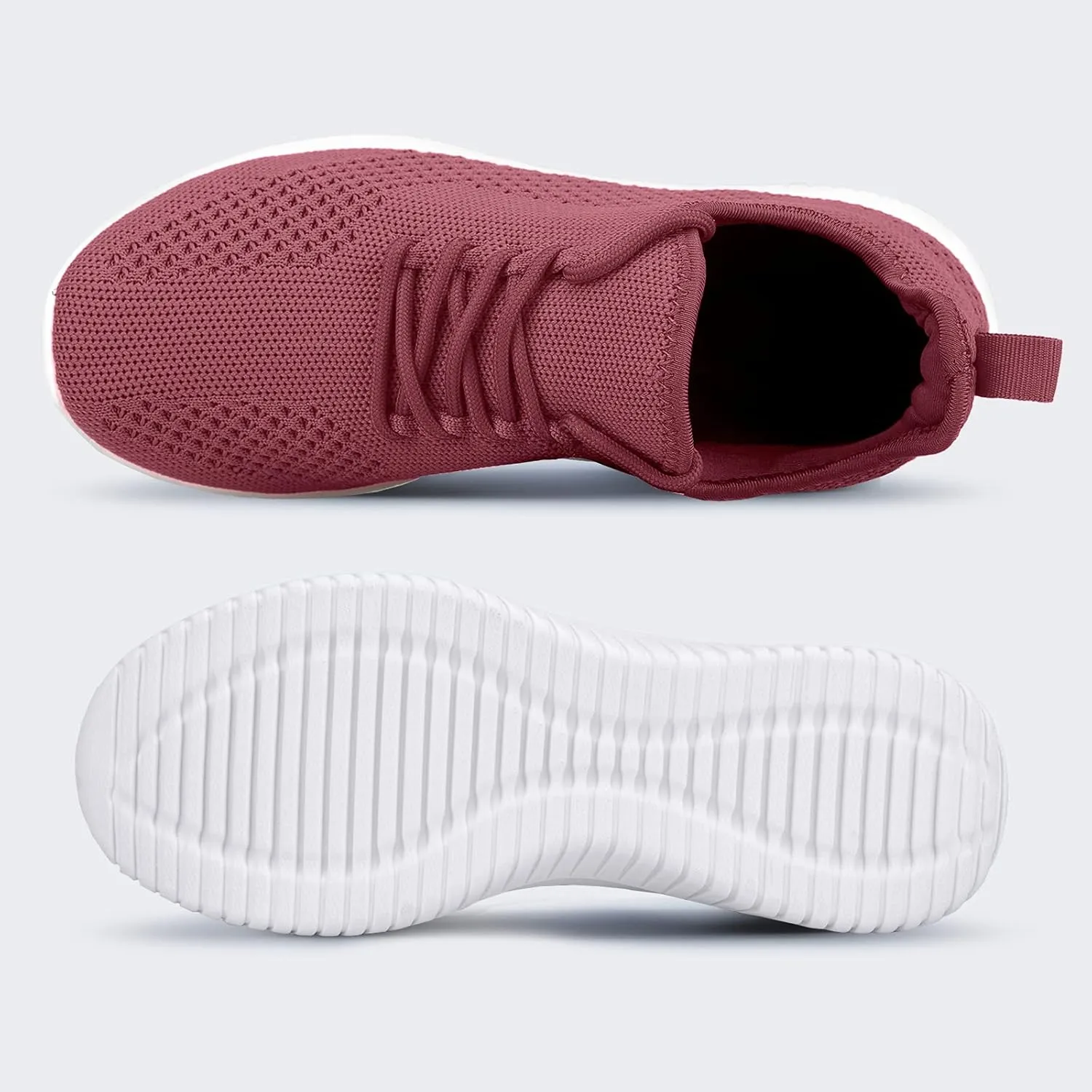 Slip On Sneakers for Women-Fashion Sneakers Walking Shoes Non Slip Lightweight Breathable Mesh Running Shoes Comfortable