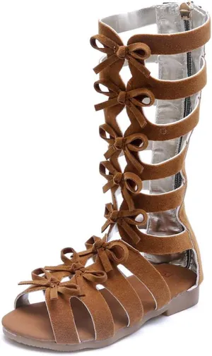 Small Bowties Girls High Gladiator Sandals (Toddler, Little Kid)
