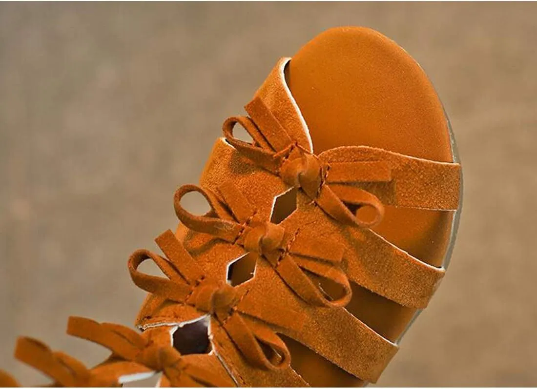 Small Bowties Girls High Gladiator Sandals (Toddler, Little Kid)