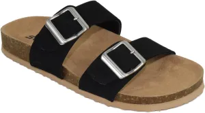 Soda Shoes Women Sandals Footbed Double Strap Functional Buckles Gladiator DUNYA-S