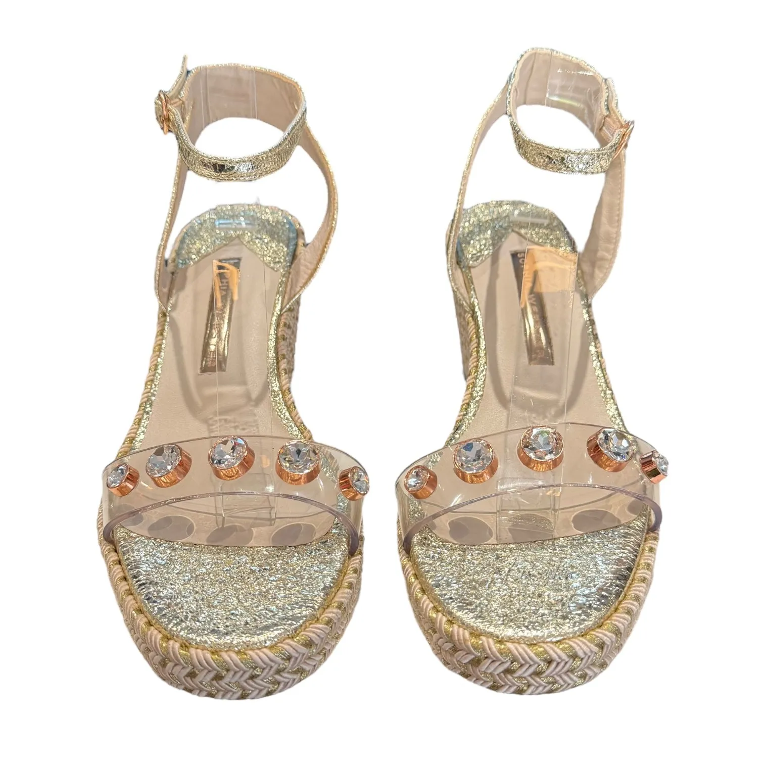 Sophia Webster 'Dina Gem' Espadrille Wedge Heels - 6/39 - NEW
