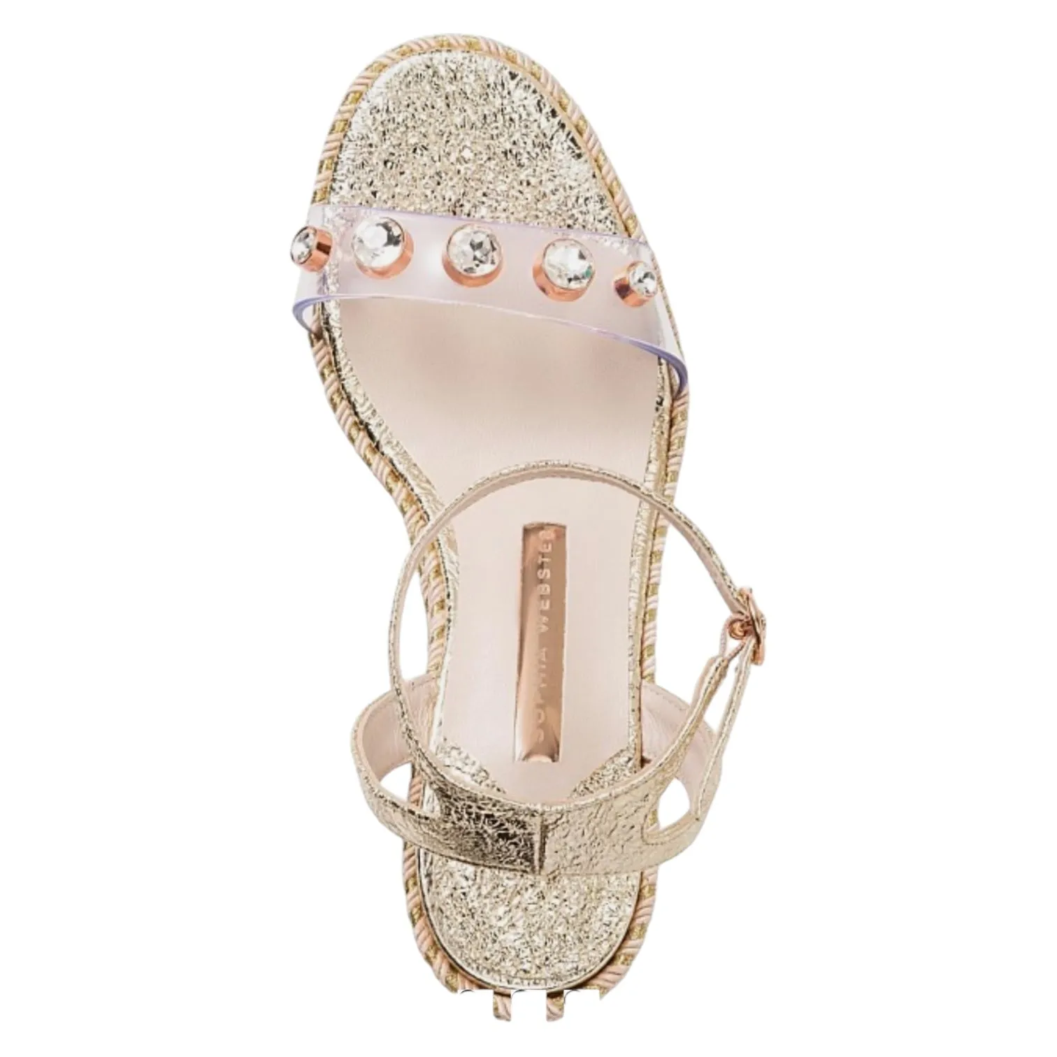 Sophia Webster 'Dina Gem' Espadrille Wedge Heels - 6/39 - NEW