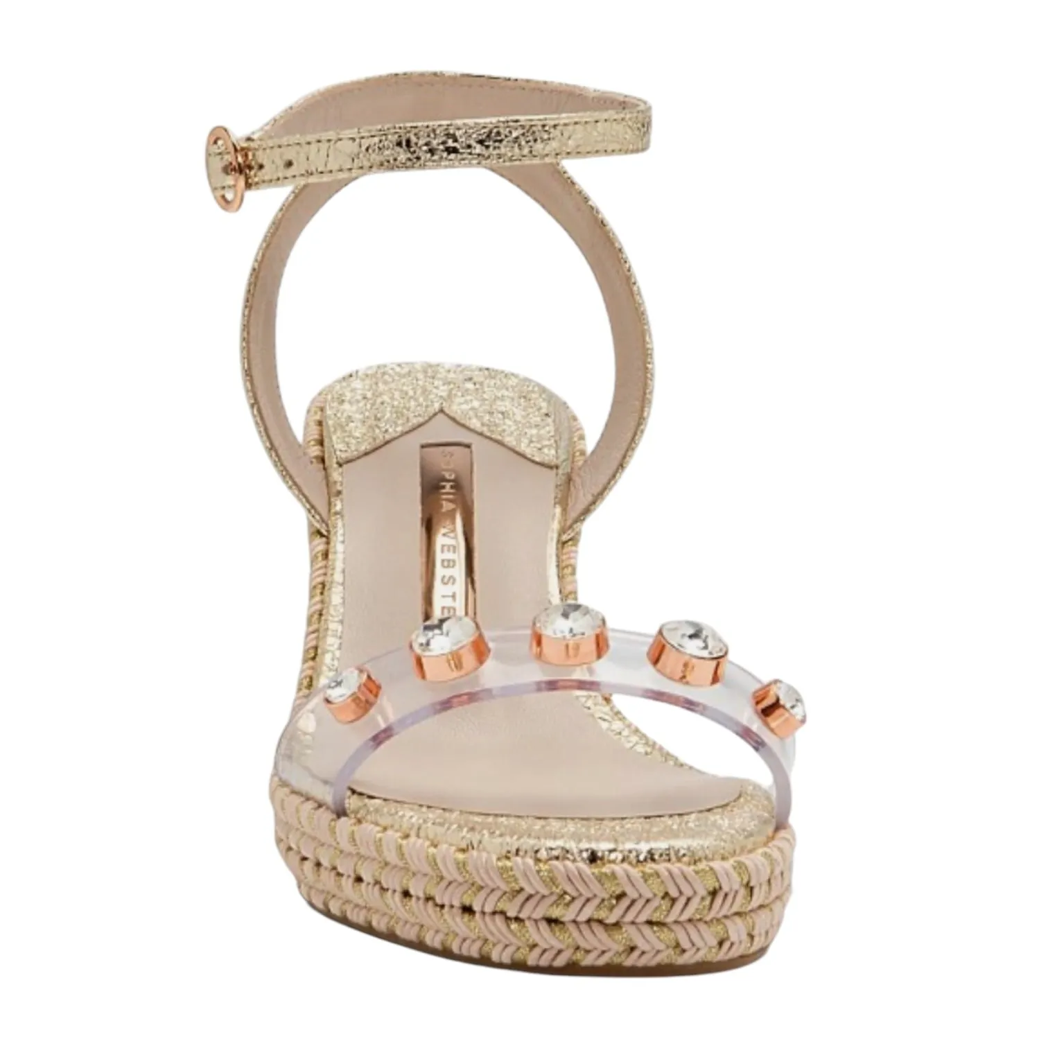 Sophia Webster 'Dina Gem' Espadrille Wedge Heels - 6/39 - NEW