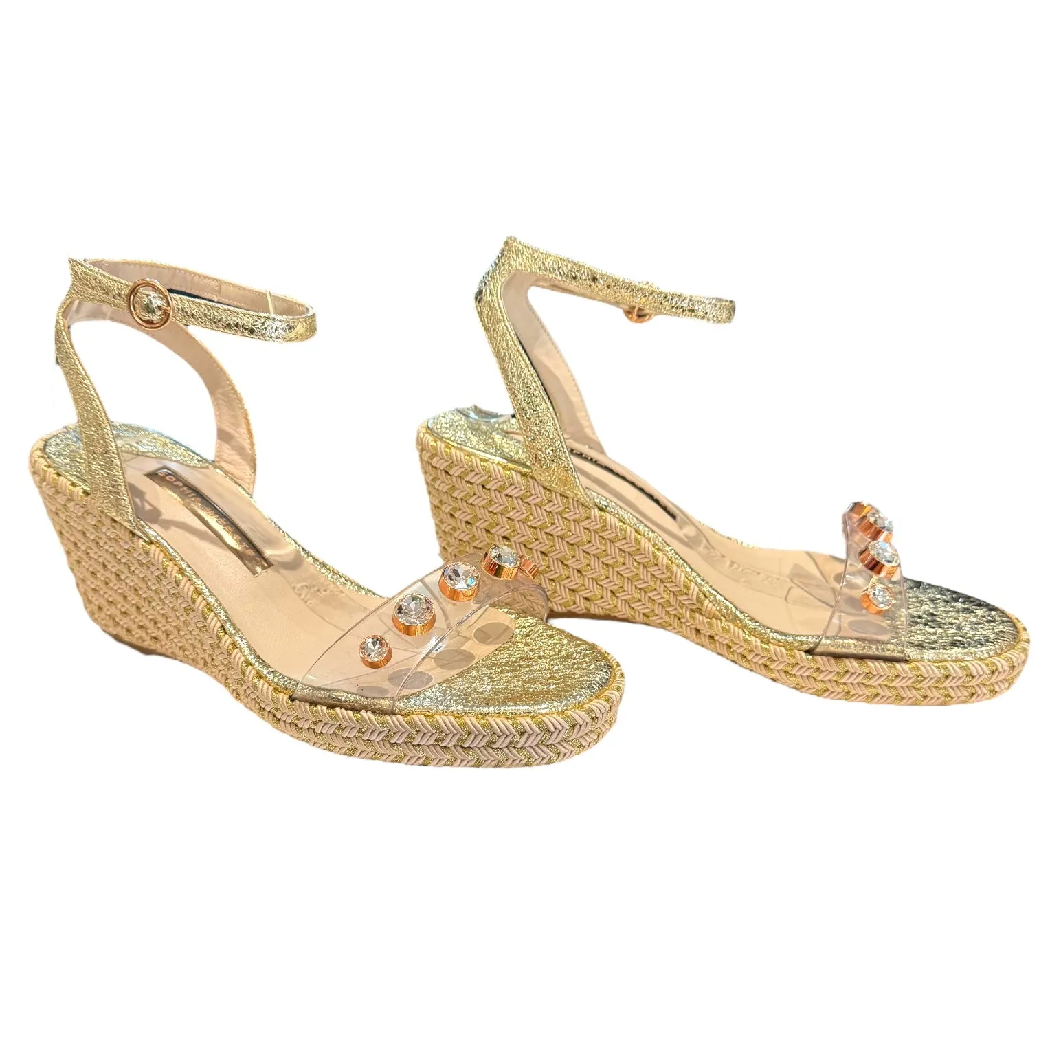 Sophia Webster 'Dina Gem' Espadrille Wedge Heels - 6/39 - NEW