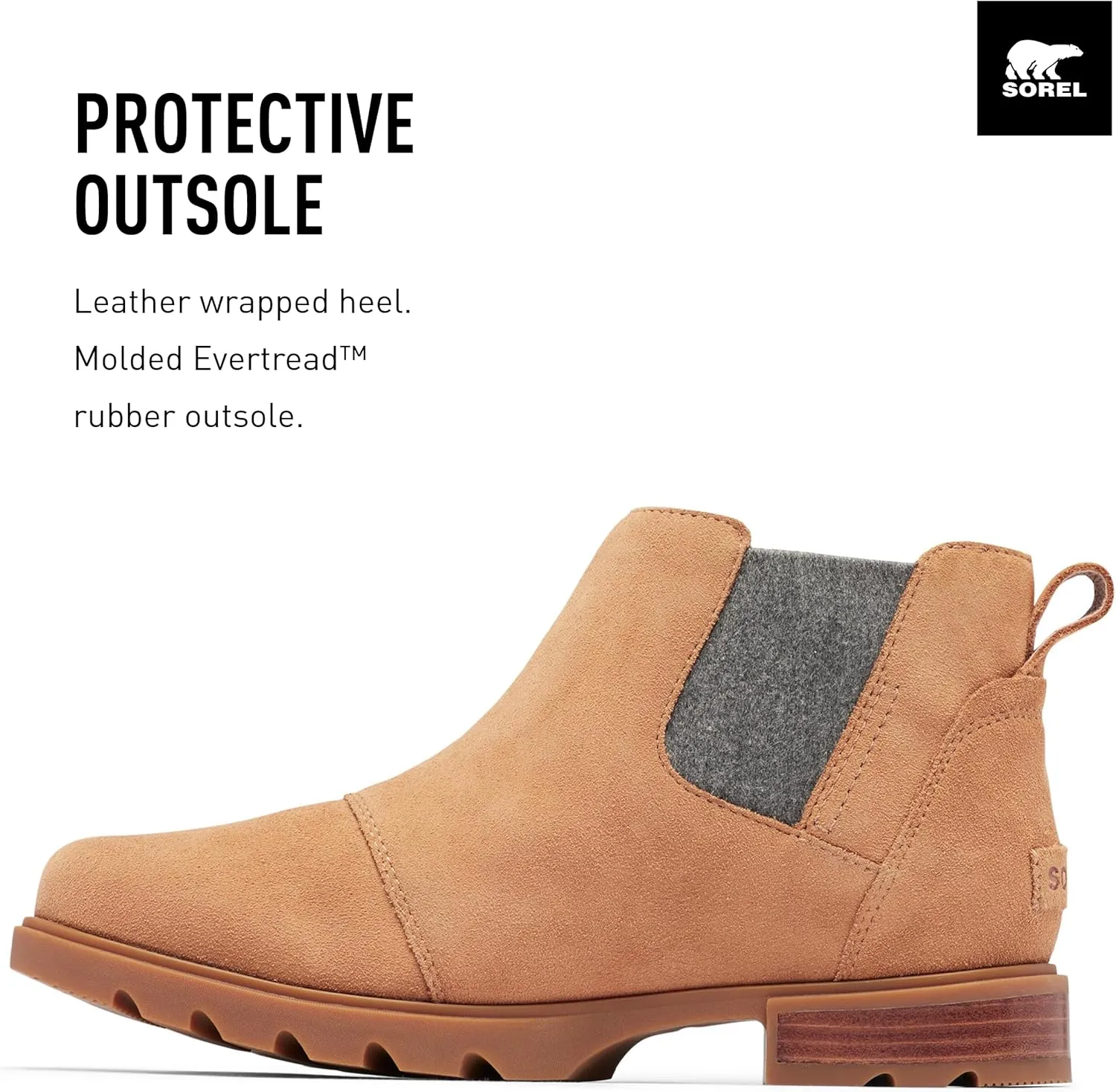 SOREL Women's Emelie lll Chelsea Waterproof Boot
