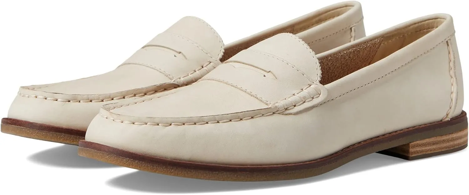 Sperry Womens Seaport Penny Loafers Flats Casual - Gold