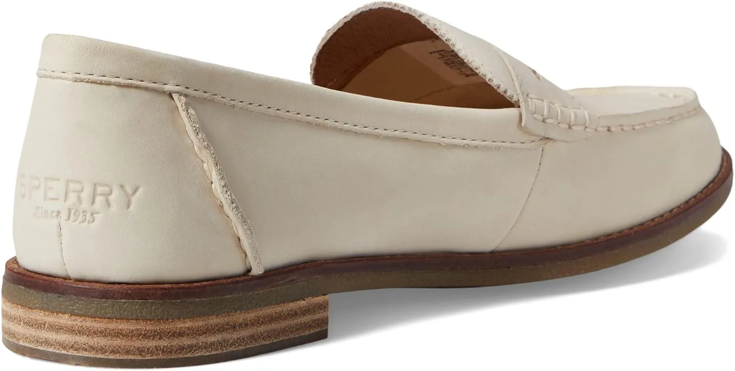 Sperry Womens Seaport Penny Loafers Flats Casual - Gold