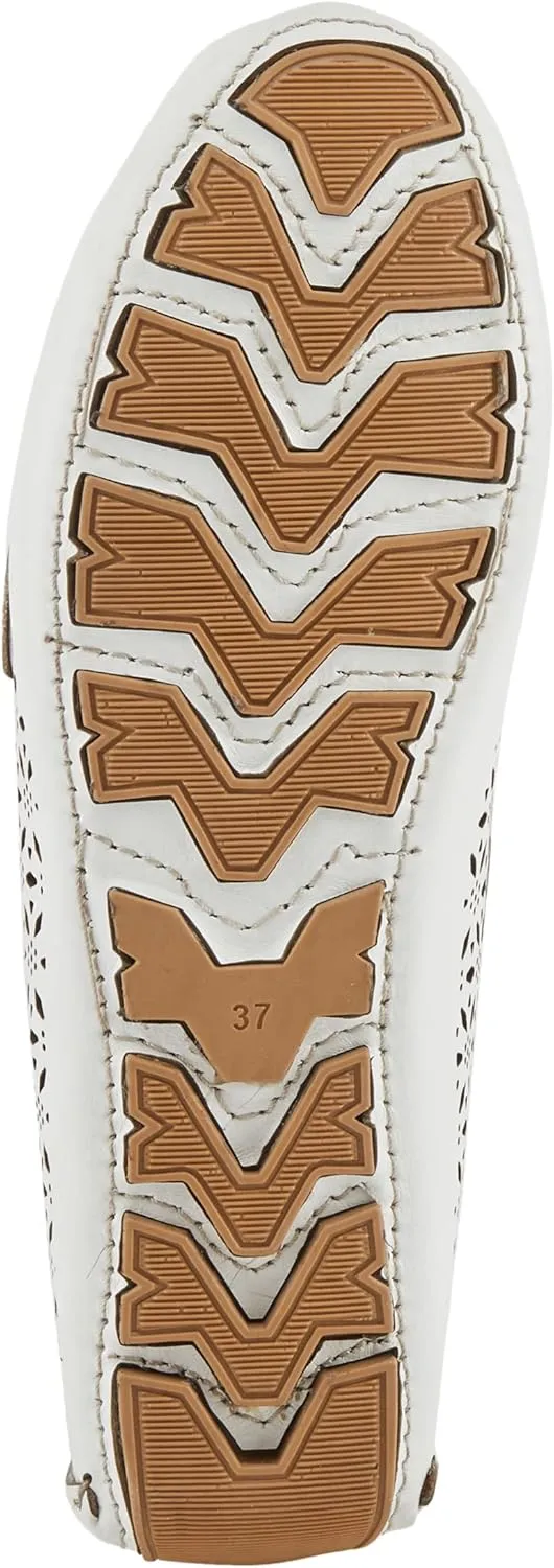 Spring Step Crain Women's Laser-Cut Out Moccasin with Removable Insole