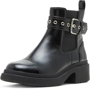 Steve Madden Girls Shoes Girls Kiki Chelsea Boot, Black, 4 Big Kid