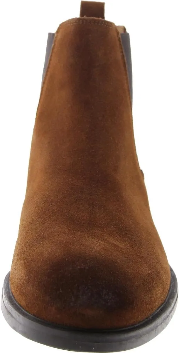 Steve Madden Mens Angelo Mixed Media Ankle Chelsea Boots