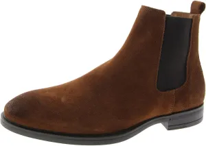 Steve Madden Mens Angelo Mixed Media Ankle Chelsea Boots