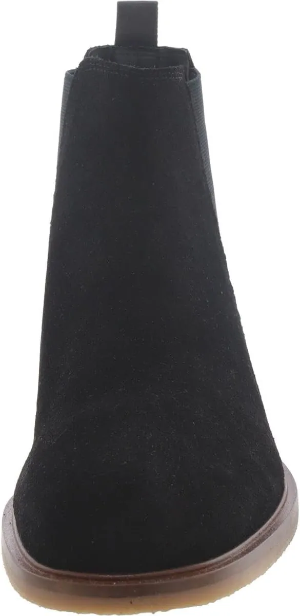 Steve Madden Mens Romika Mixed Media Ankle Chelsea Boots