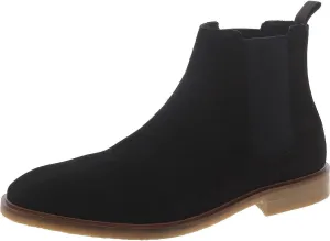 Steve Madden Mens Romika Mixed Media Ankle Chelsea Boots