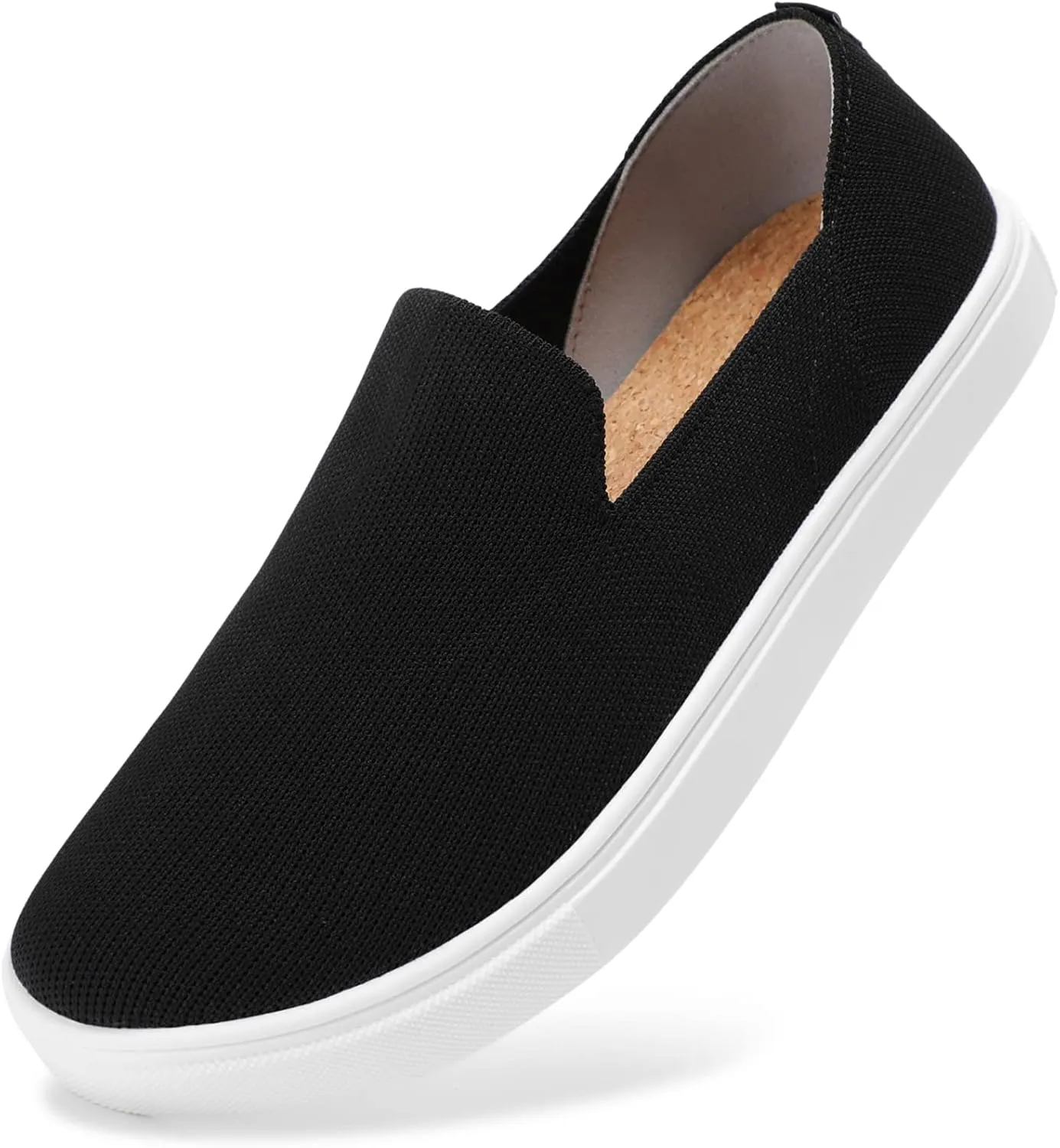 STQ Slip on Shoes for Women Breathable Fashion Sneakers Comfortable Knit Casual Shoes
