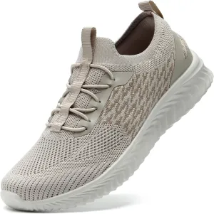 STQ Walking Shoes Women Arch Support Slip on Sneakers with Memory Foam Comfort Lightweight