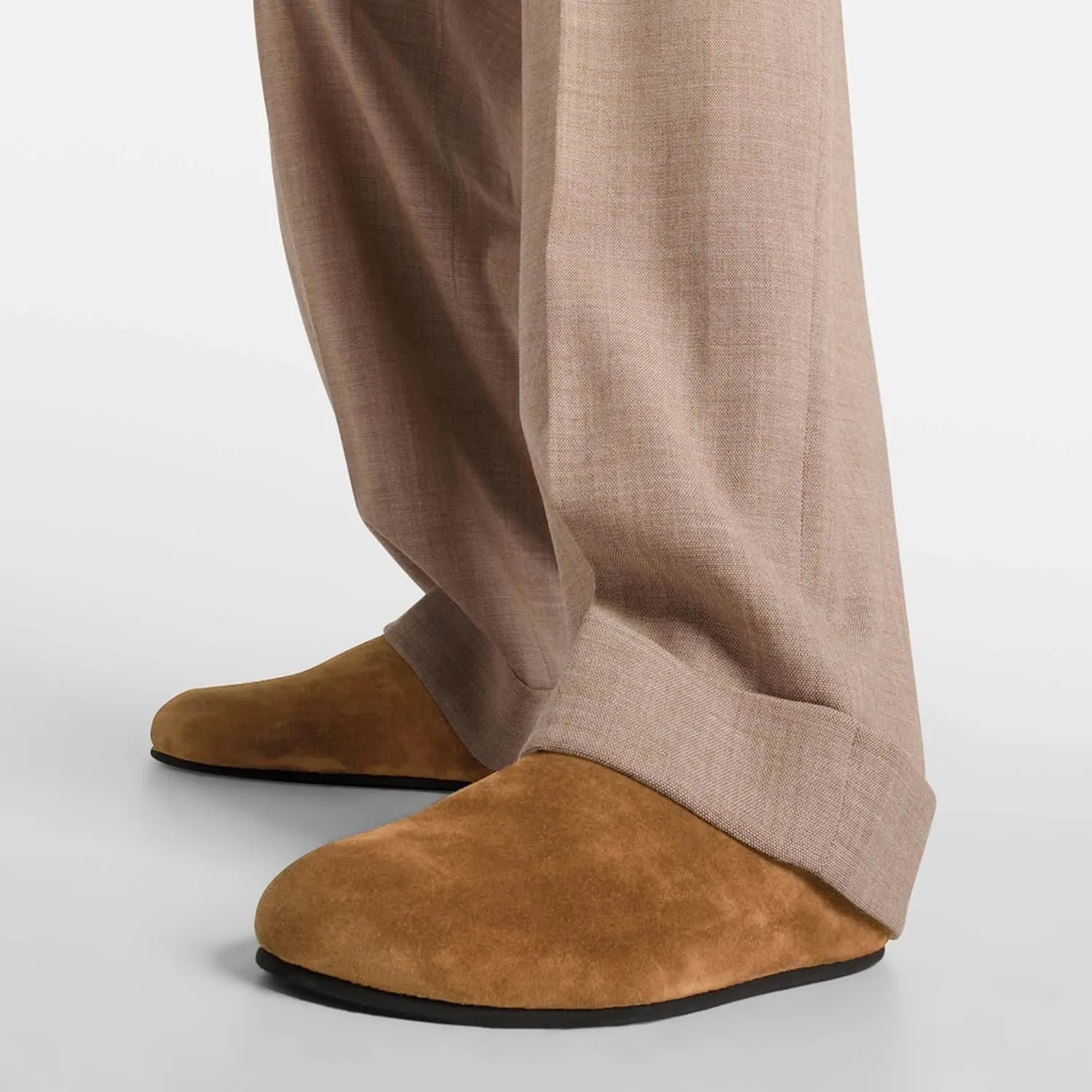Suede Clogs for Women Arch Support Cork Footbed Mules Comfort Slip On Potato Shoes Sandals Slippers