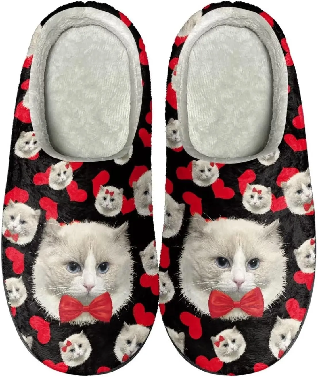 Suobstales Men Slippers Indoor Outdoor House Shoes Slip On Fall Winter Warm Bedroom Slippers for Women