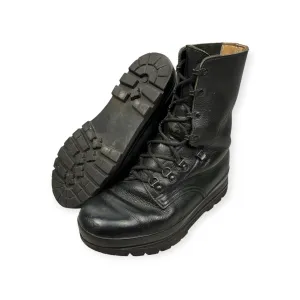 Swiss Army Black Leather Boots