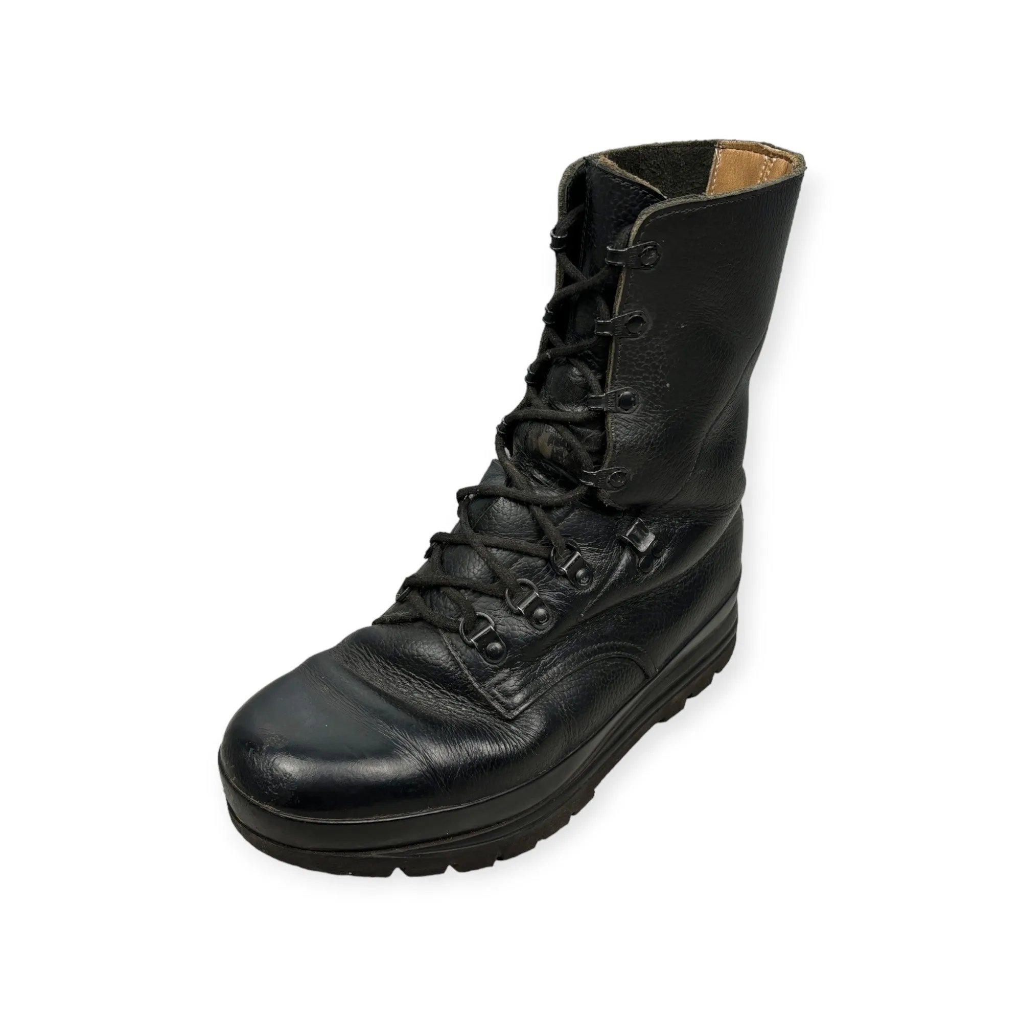 Swiss Army Black Leather Boots