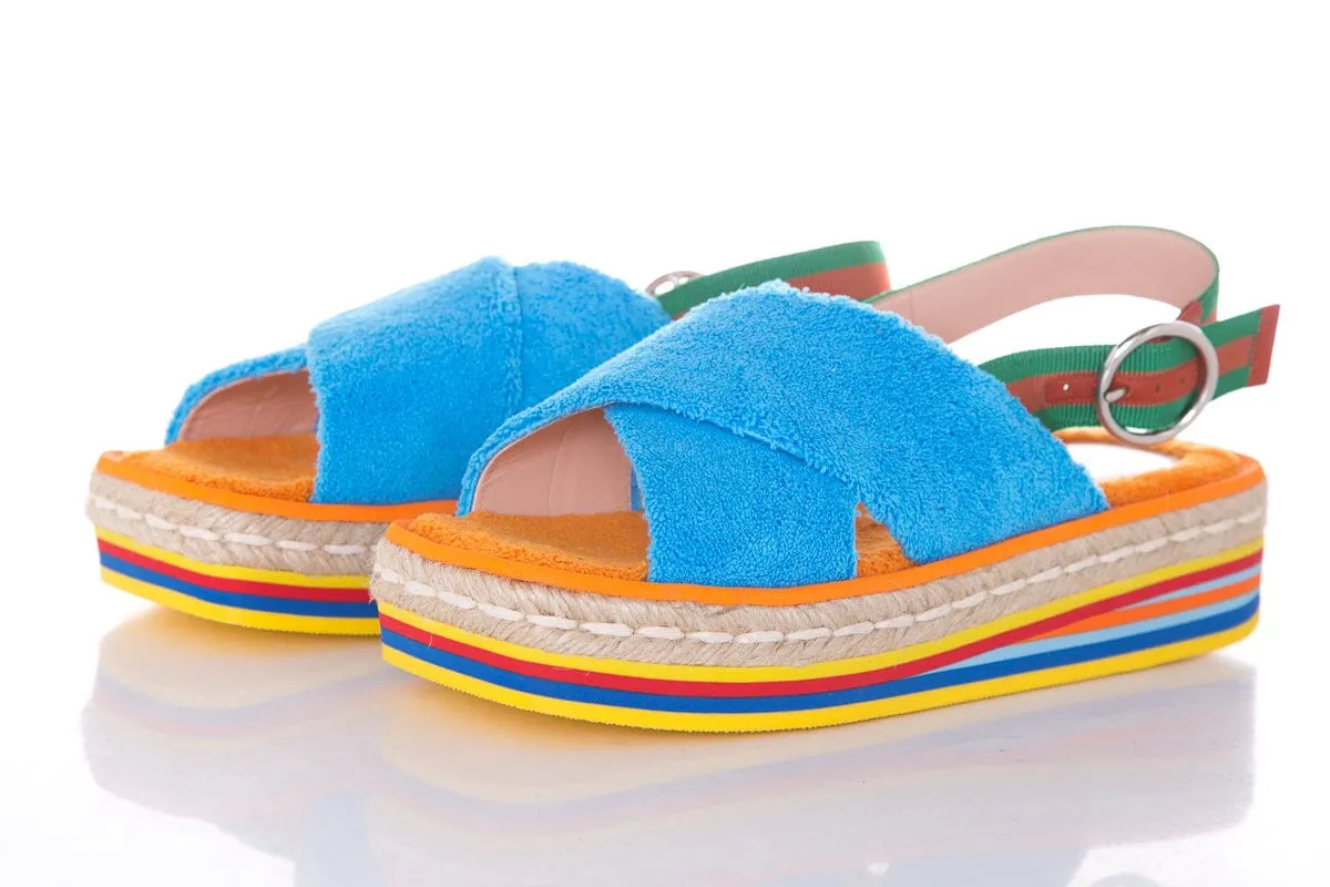 SZ Sandals Espadrille Gucci Unbeatable variety Multicolor 38 Trusted by customers